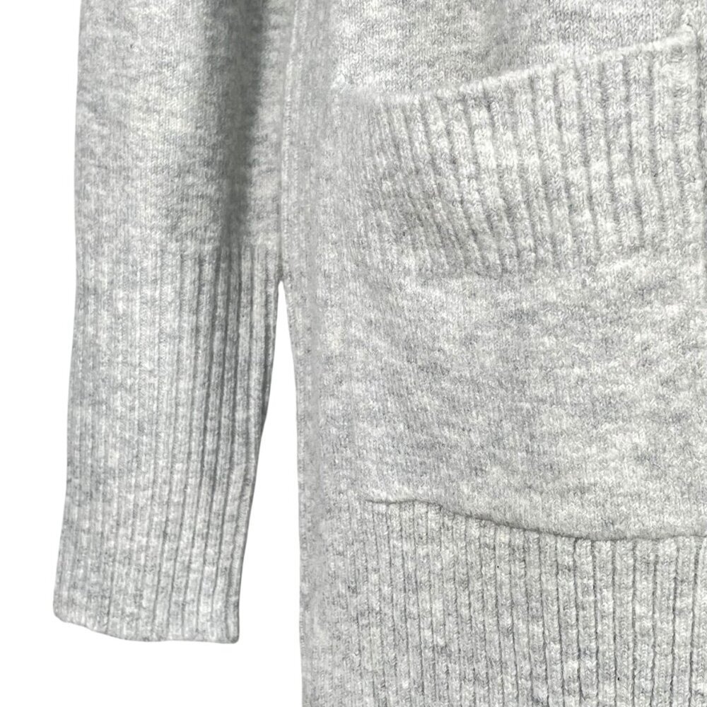 Love Ellie Cozy Gray Open-Front Longline Cardigan Women’s Small NWOT - Picture 8 of 13